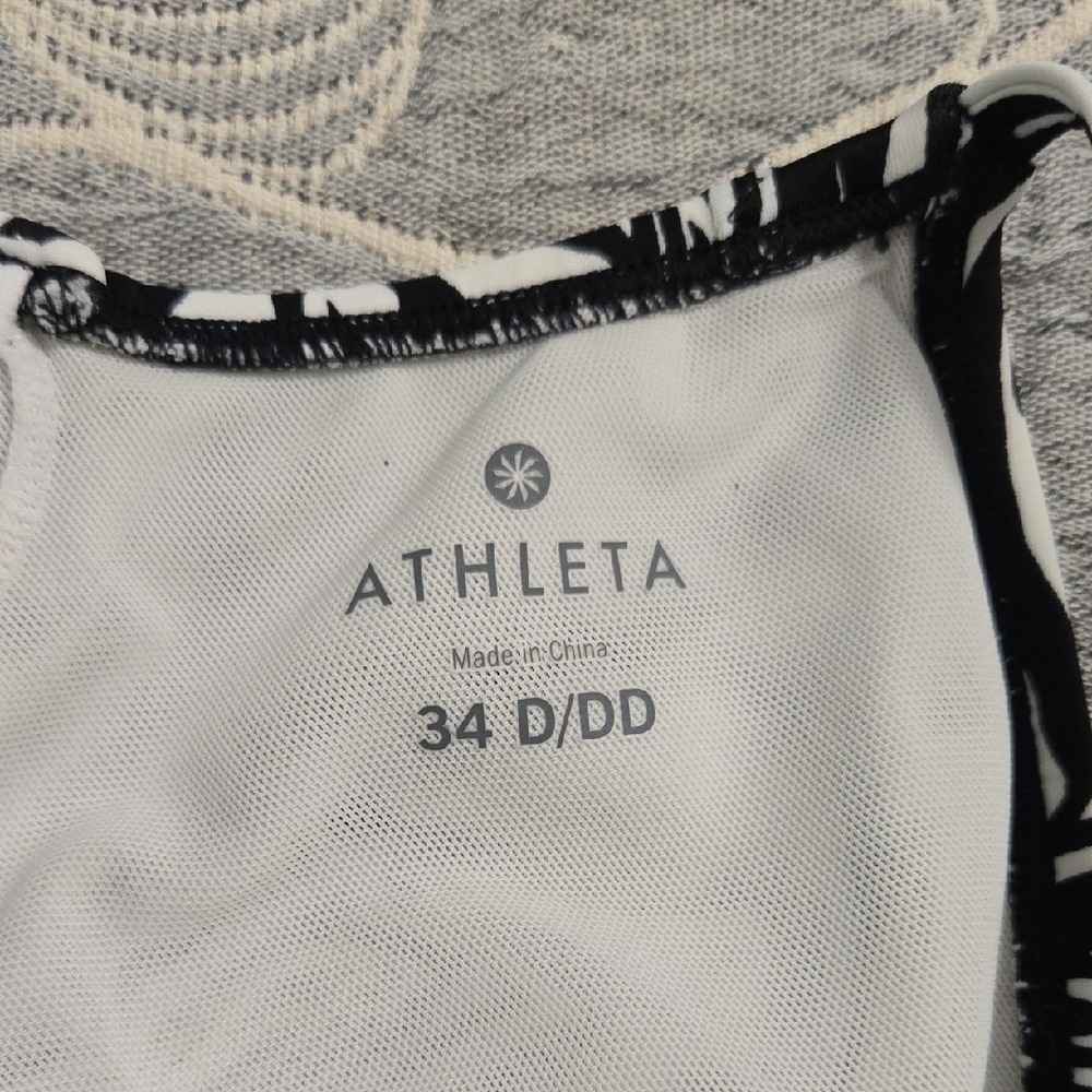 Athleta Black and White Zebra Print Bikini - Picture 2 of 5